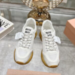 Miumiu Women's Fabric And Mesh Sneakers