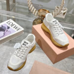 Miumiu Women's Fabric And Mesh Sneakers