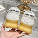 Miumiu Women's Fabric And Mesh Sneakers