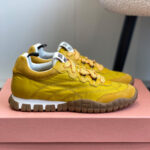 Miumiu Women's Tyre Technical Fabric And Suede Sneakers