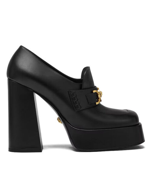 Versace Women's Aevitas Platform Mules Black