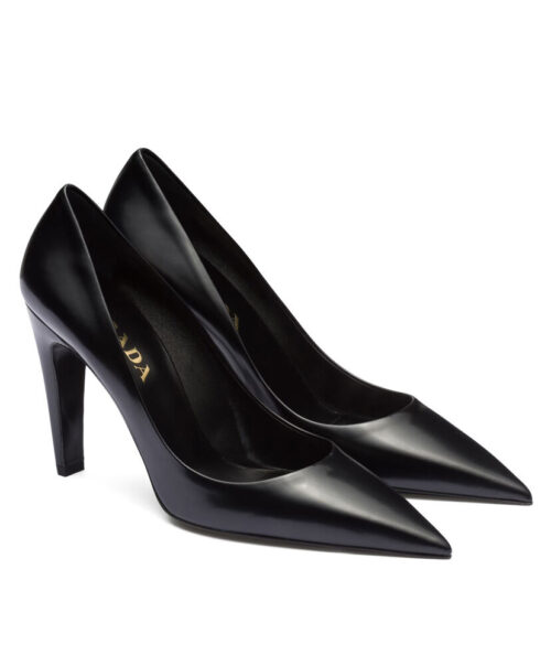 Prada Women's Brushed Leather Pumps 1I288N