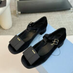 Prada Women's Velvet Pumps 1I818N Black
