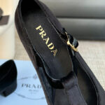 Prada Women's Velvet Pumps 1I818N Black