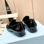 Prada Women's Patent Leather Loafers 1S365N Black