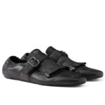 Prada Women's Shuffle Fringed Monk Strap Shoes Black