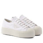 Prada Women's Laced Fabric Sneakers