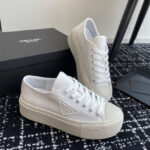 Prada Women's Laced Fabric Sneakers