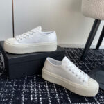 Prada Women's Laced Fabric Sneakers