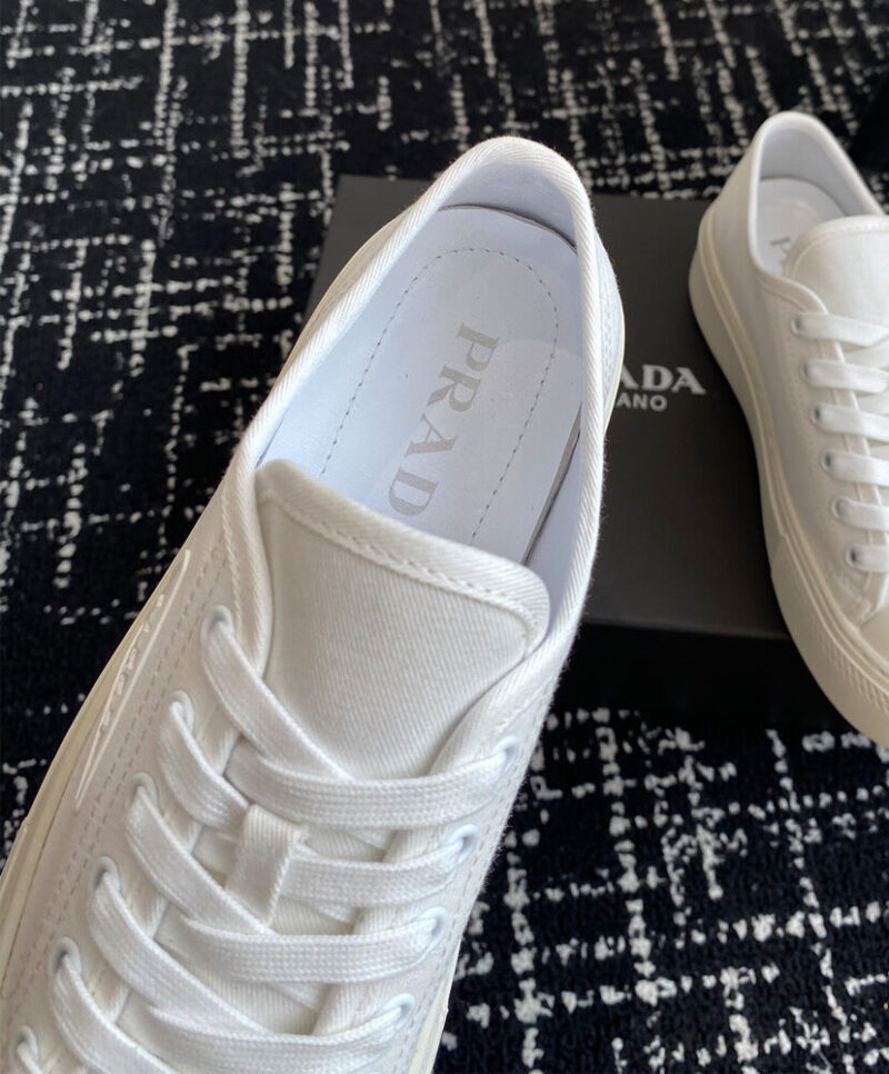 Prada Women's Laced Fabric Sneakers