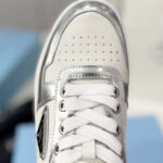 Prada Unisex Elegant Sneakers 2EE364 Silver