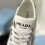 Prada Unisex Elegant Sneakers 2EE364 Silver