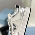 Prada Unisex Elegant Sneakers 2EE364 Silver