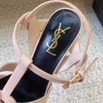 Saint Laurent Women's Tribute Platform Sandals In Smooth Leather