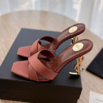 Saint Laurent Women's Opyum Mules In Satin Crepe
