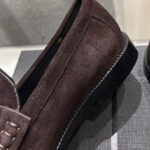 Saint Laurent Women's Le Loafer Penny Slippers In Suede Mauve