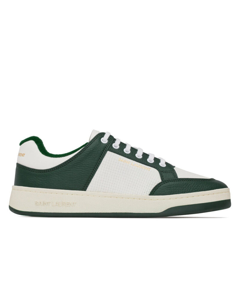 Saint Laurent Unisex Sl/61 Sneakers In Perforated Leather