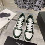 Saint Laurent Unisex Sl/61 Sneakers In Perforated Leather