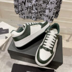 Saint Laurent Unisex Sl/61 Sneakers In Perforated Leather