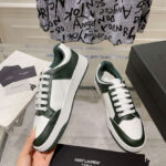 Saint Laurent Unisex Sl/61 Sneakers In Perforated Leather