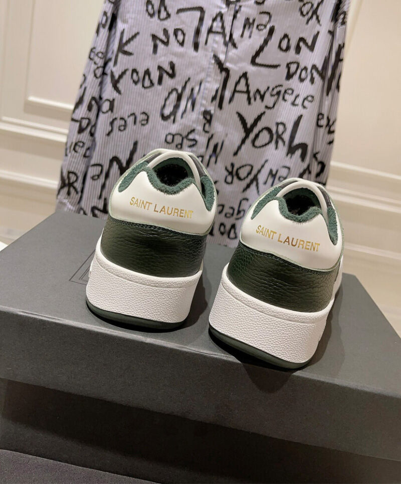 Saint Laurent Unisex Sl/61 Sneakers In Perforated Leather