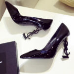 Saint Laurent Pointed high heels Black