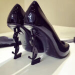 Saint Laurent Pointed high heels Black
