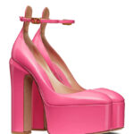 Valentino Garavani Tan-Go Platform Pump In Patent Leather 155mm