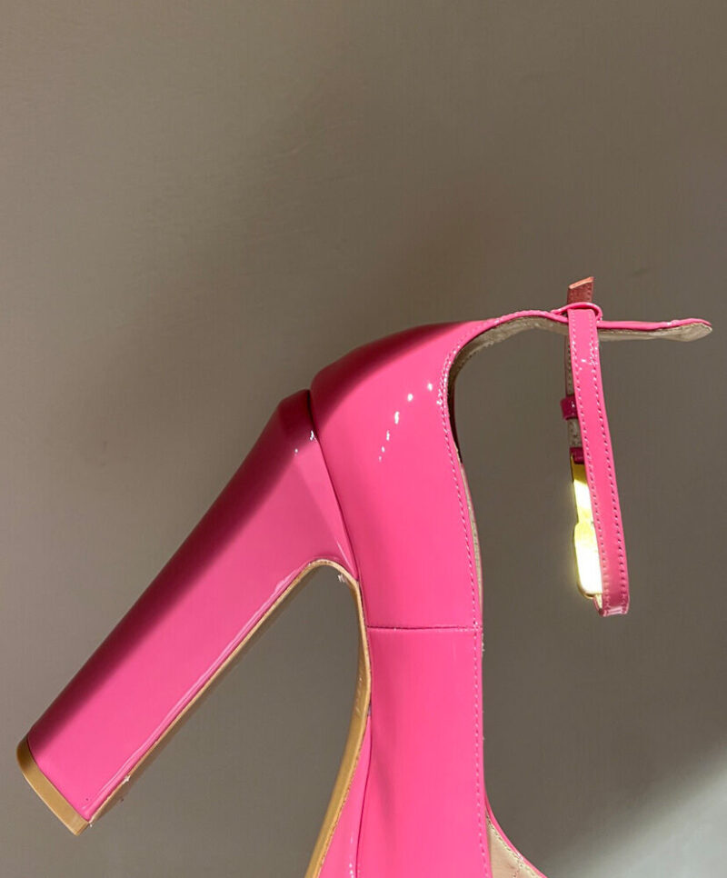 Valentino Garavani Tan-Go Platform Pump In Patent Leather 155mm
