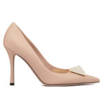 Valentino Women's Valentino Garavani One Stud Pump With Crystals 100MM Light Pink