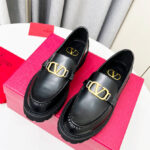 Valentino Women's Vlogo Signature Calfskin Loafer Black