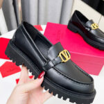 Valentino Women's Vlogo Signature Calfskin Loafer Black