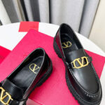 Valentino Women's Vlogo Signature Calfskin Loafer Black