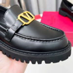 Valentino Women's Vlogo Signature Calfskin Loafer Black