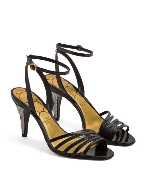 Valentino Garavani Ladycrush Sandals Black