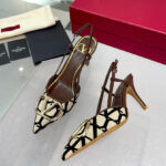 Valentino Women's Vlogo Signature Slingback Pump In Toile Iconographe 80MM