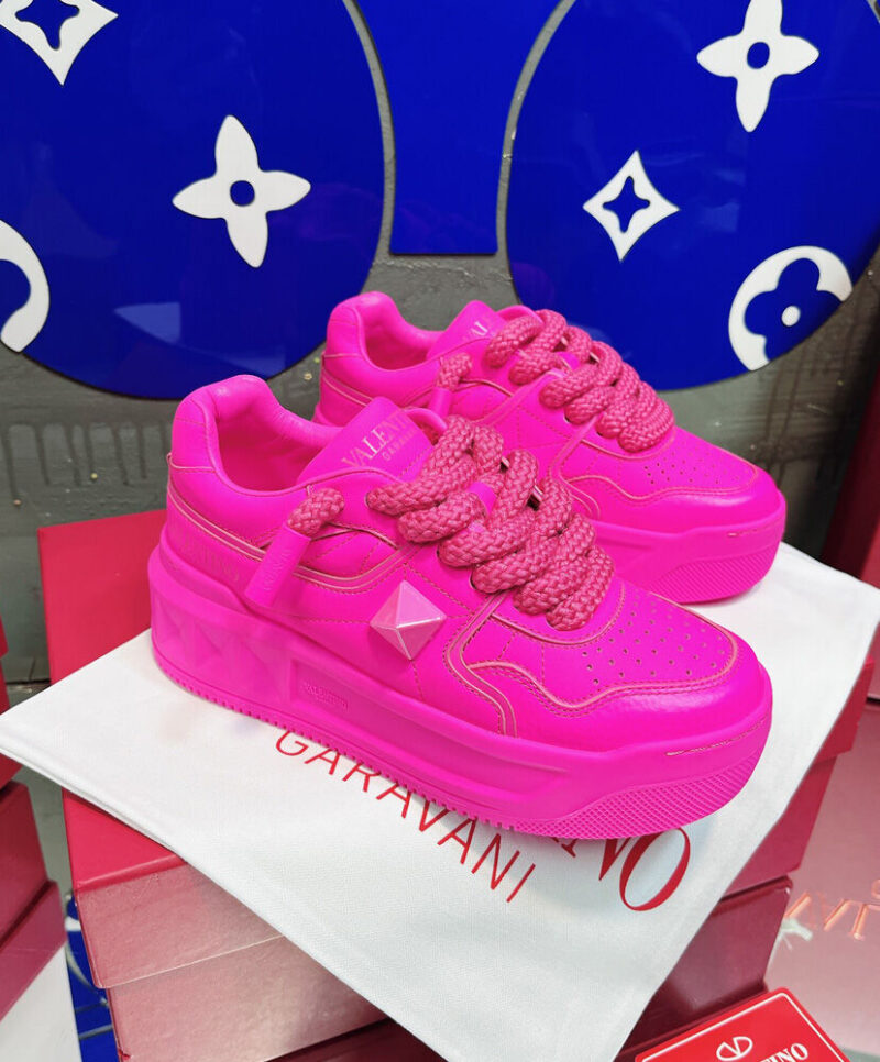 Valentino Unisex One Stud Xl Sneaker In Nappa Leather