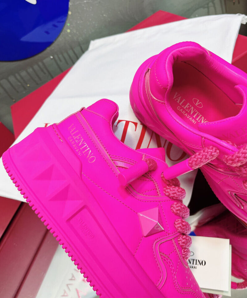 Valentino Unisex One Stud Xl Sneaker In Nappa Leather