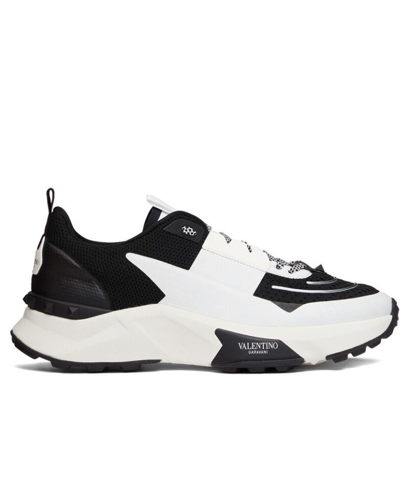 Valentino Men's True Act Low Top Sneaker In Mesh And Rubberized Fabric