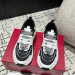 Valentino Men's True Act Low Top Sneaker In Mesh And Rubberized Fabric