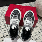 Valentino Men's True Act Low Top Sneaker In Mesh And Rubberized Fabric