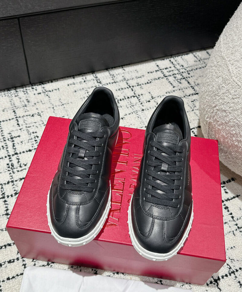 Valentino Unisex Upvillage Low Top Nappa Leather Sneaker