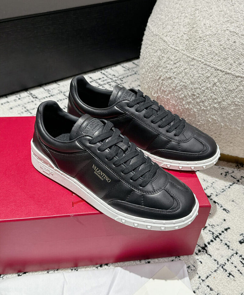 Valentino Unisex Upvillage Low Top Nappa Leather Sneaker