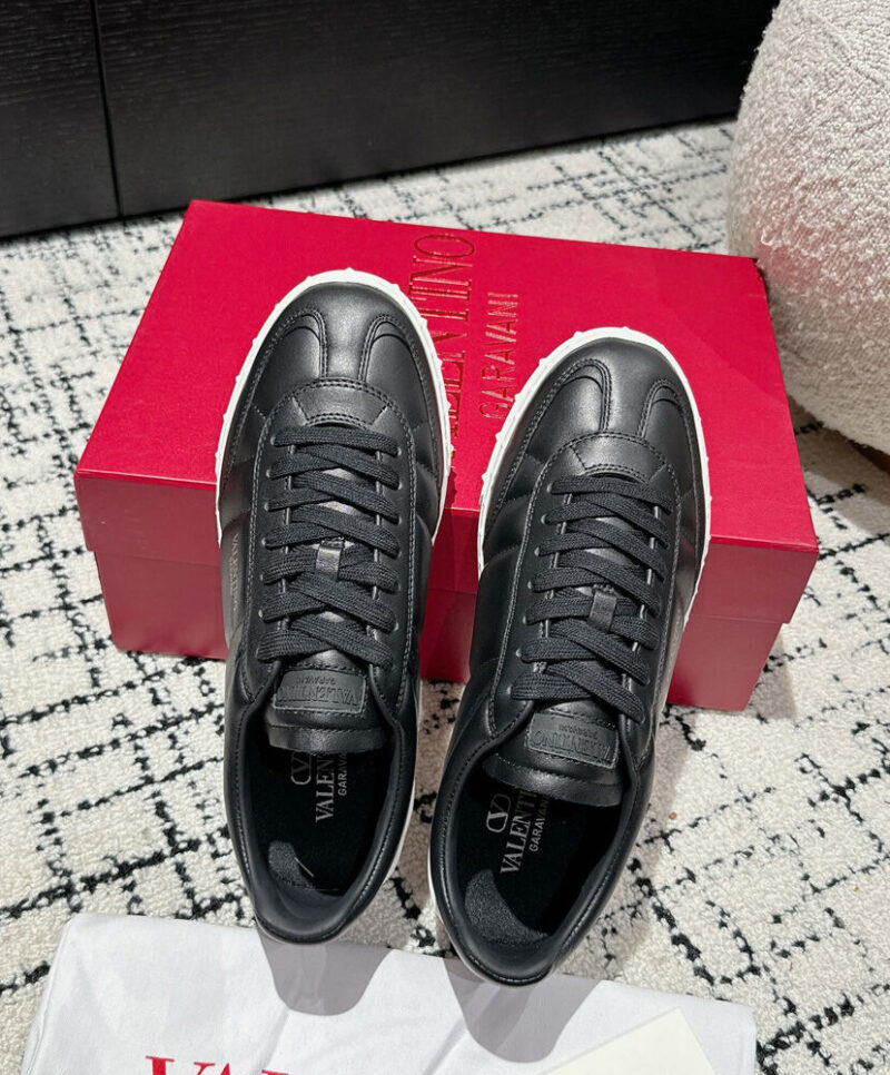 Valentino Unisex Upvillage Low Top Nappa Leather Sneaker