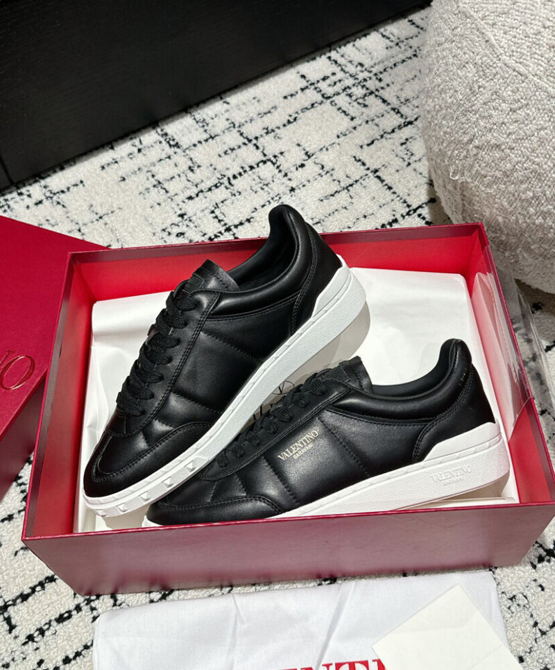Valentino Unisex Upvillage Low Top Nappa Leather Sneaker