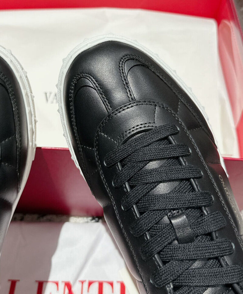 Valentino Unisex Upvillage Low Top Nappa Leather Sneaker